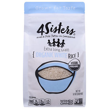 4Sisters Extra Long Grain Organic White Rice