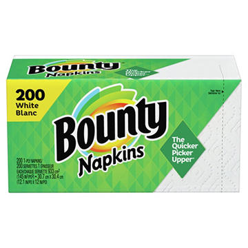 Bounty Paper Napkins - White
