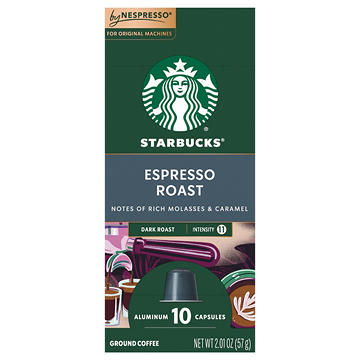 Starbucks Espresso Roast Nespresso Capsules