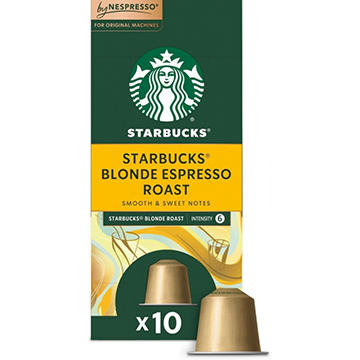 Starbucks Blonde Espresso Roast Nespresso Capsules