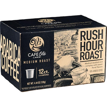 CAFE Olé by H-E-B Medium Roast Rush Hour Roast Coffee Single Serve Cups
