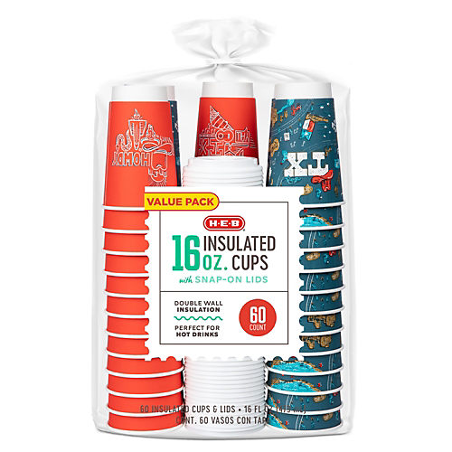 Hefty Party on Disposable Plastic Cups, Red, 18 Ounce, 25 Count