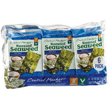 Central Market Sea Salt Roasted Seaweed Snacks