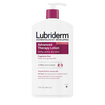 Lubriderm Advanced Therapy Fragrance-Free Lotion with Vitamin E
