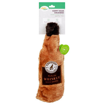 Zippy Paws Happy Hour Crusherz Whiskey Dog Toy