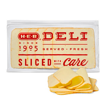 H-E-B Deli Muenster Cheese, Sandwich Sliced