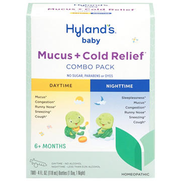Hyland's Baby Mucus + Cold Relief Day & Night 