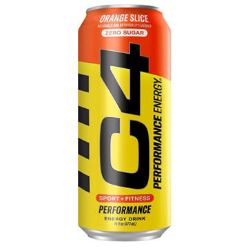 C4 Performance Zero Sugar Energy Drink - Orange Slice
