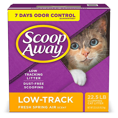 Fresh Step Clean Paws Multi-Cat Low Tracking Clumping Cat Litter, 22.5 lb