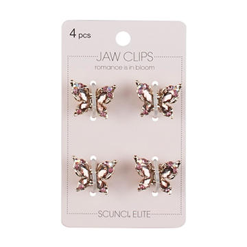 Scunci Elite Jaw Clips Butterflies