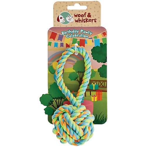 Woof & Whiskers Rope Dog Toy - Easter Eggs - Shop Plush Toys at H-E-B