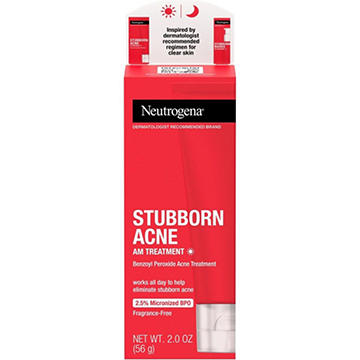Neutrogena Stubborn Acne AM Treatment with Benzoyl Peroxide