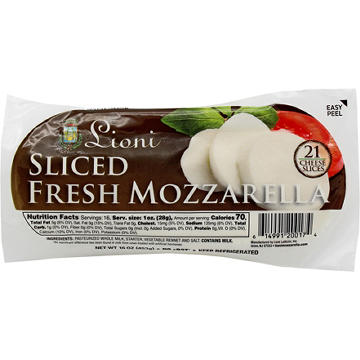 Lioni Fresh Mozzarella Sliced Cheese