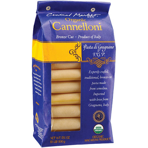 Central Market Organic Cannelloni Bronze Cut Pasta - Shop Pasta at