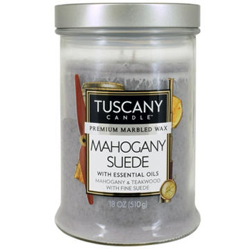 Tuscany Candle Mahogany Suede Scented Candle