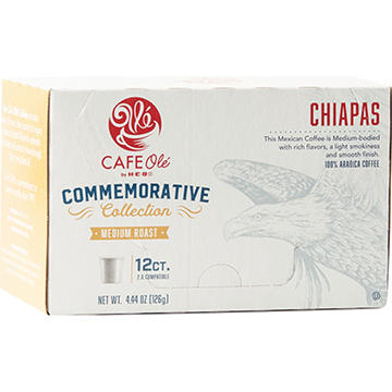 CAFE Olé by H-E-B Commemorative Collection Medium Roast Chiapas Coffee Single Serve Cups