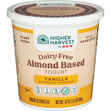 Higher Harvest by H-E-B Dairy Free Almond-Based Yogurt – Vanilla