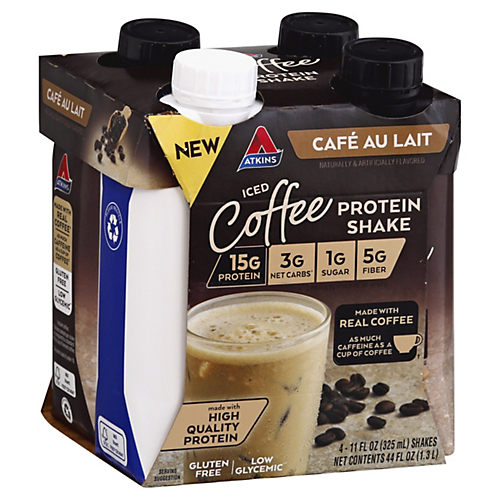 Iconic 20g Grass-Fed Protein Drink - Cafe Latte - Shop Diet & Fitness at  H-E-B