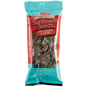 H-E-B Dry Roasted Salted Sunflower Seeds