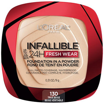 L'Oréal Paris Infallible Up to 24H Fresh Wear Foundation in a Powder True Beige