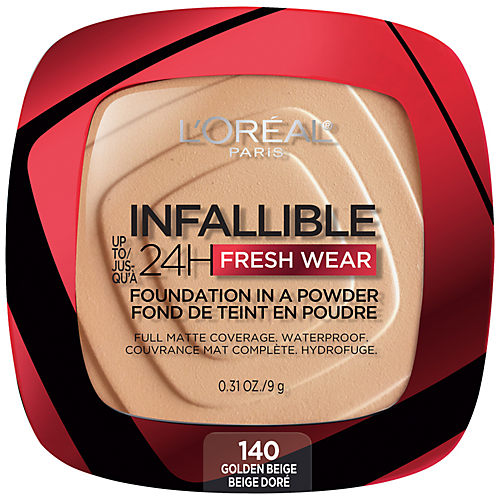 L'Oréal Paris Infallible Up to 24H Fresh Wear Foundation in a Powder Golden  Beige - Shop Powder at H-E-B