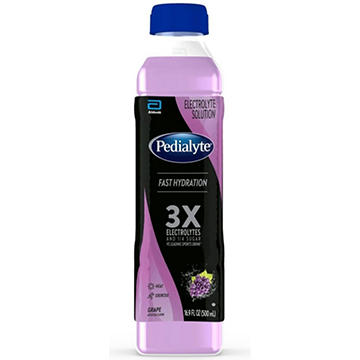 Pedialyte Pedialyte Electrolyte Solution Ready-to-Drink Grape Bottle