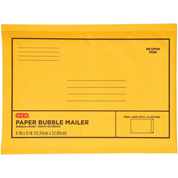 H-E-B Paper Bubble Mailer