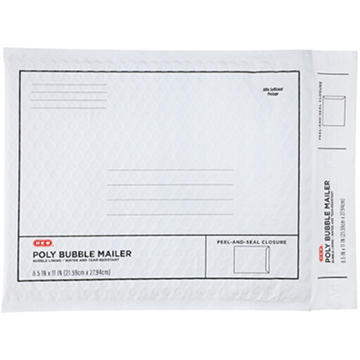 H-E-B Poly Bubble Mailer - White