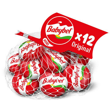 Mini Babybel Original Snack Cheese, 12ct