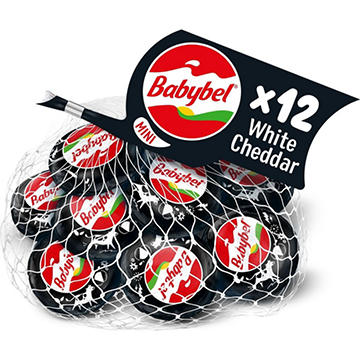 Babybel Mini White Cheddar Cheese, 12ct