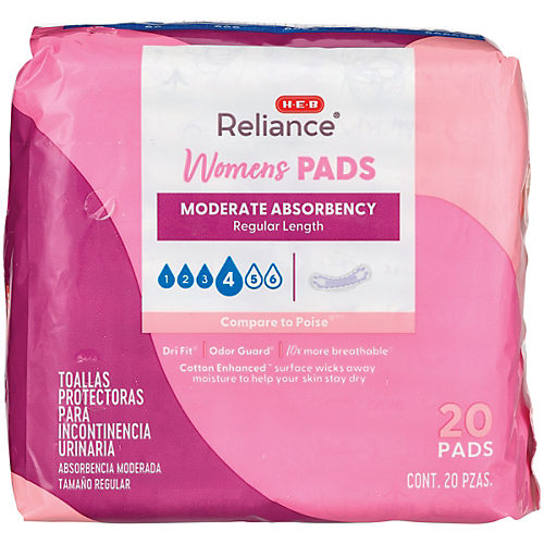 Equate Options Moderate Absorbency Regular Length Pads Value Pack