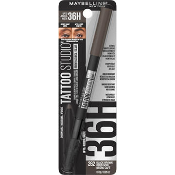 Maybelline Tattoo Studio Tattoo Brow 36HR Pigment Brow Pencil Black Brown