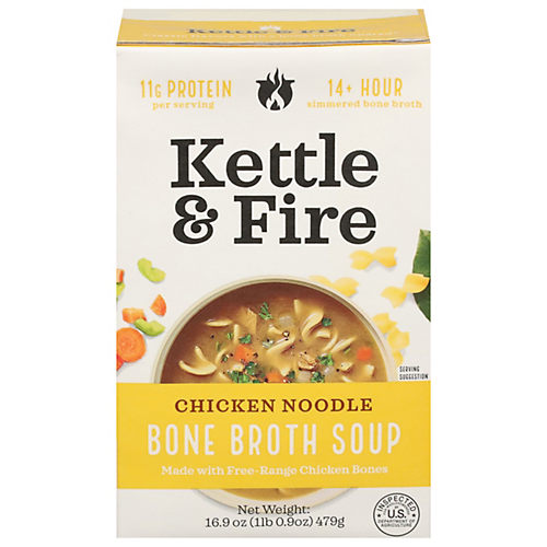 Kettle Fire Keto Mushroom Bisque Chicken Bone Broth Soup Shop Soups chili at H E B