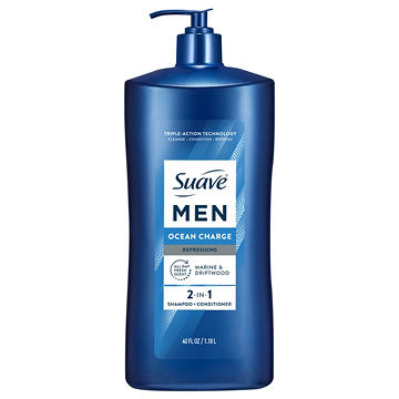 Suave Men 2-in-1 Shampoo & Conditioner - Ocean Charge