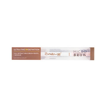 The Crème Shop Micro Brow Pencil & Spooley Medium Brown
