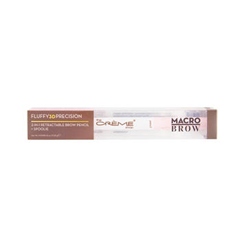 The Crème Shop Macro Brow Pencil & Spooley Medium Brown
