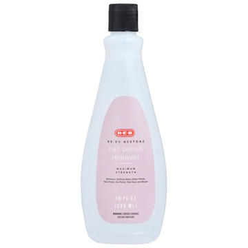 H-E-B 99.9% Acetone Nail Polish Remover 