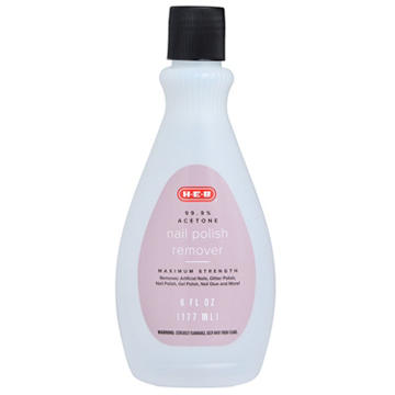 H-E-B 99.9% Acetone Nail Polish Remover