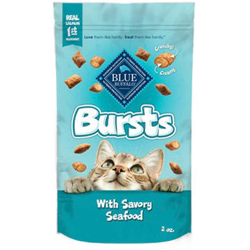 Blue Buffalo Bursts Crunchy & Creamy Cat Treats - Savory Seafood