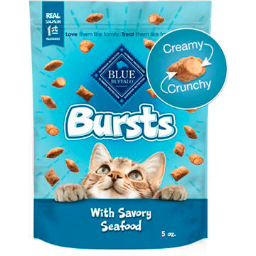 Blue Buffalo Bursts Crunchy & Creamy Cat Treats - Seafood