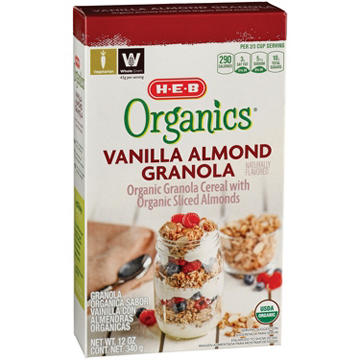 H-E-B Organics Vanilla Almond Granola