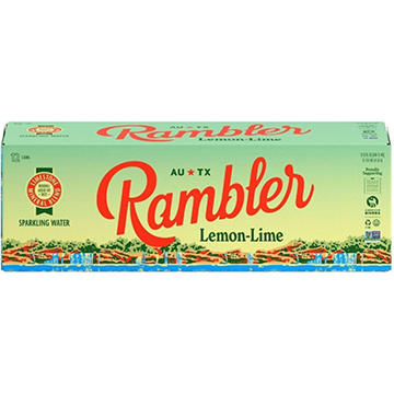 Rambler Lemon Lime Sparkling Water 12 pk Cans