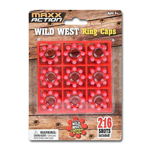 12 Shot Ring Caps Package of 7