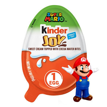 Kinder Joy Joy Candy Egg + Super Mario Toy