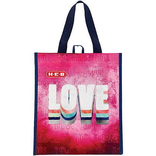 H-E-B Back To College Love Insulated Reusable Shopping Bag - Shop Reusable Shopping  Bags at H-E-B
