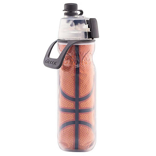 O2COOL Mist 'N Sip Misting Water Bottle 2-in-1 Mist And Sip Function With No  Leak Pull Top Spout(Basketball)