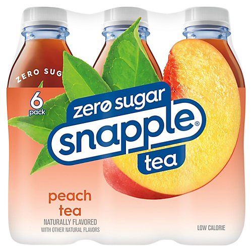 Peach Tea Diet Snapple Pop Art Hand Drawn Style Packaged Product