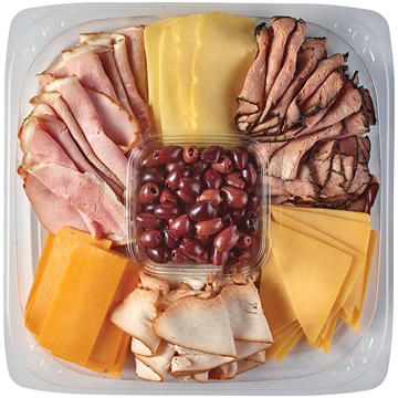 H-E-B Deli Medium Party Tray - Post Oak Smoked Meat & Cheese