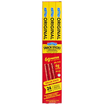 Hill Country Fare 6g Protein Smoked Meat Snack Sticks Value Pack - Original