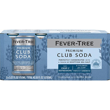 Fever-Tree Premium Club Soda 8 pk Cans